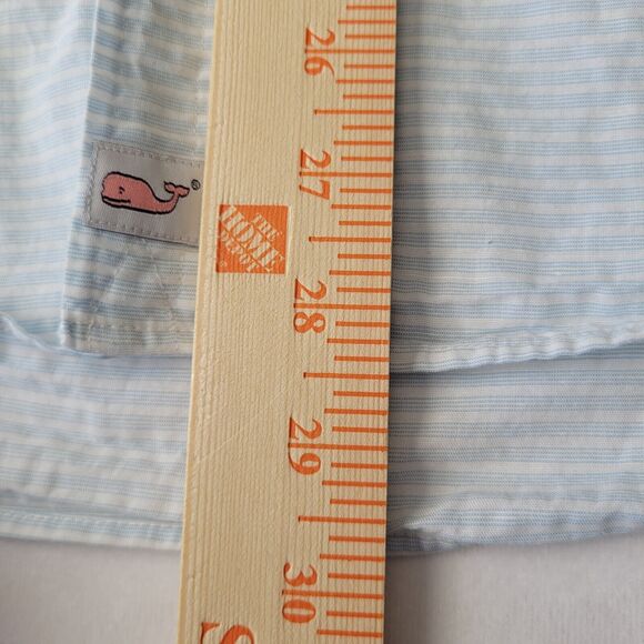 Vineyard Vines Mens Button Down Shirt Size XXL Slim Fit Murray Cotton Linen - Picture 12 of 12